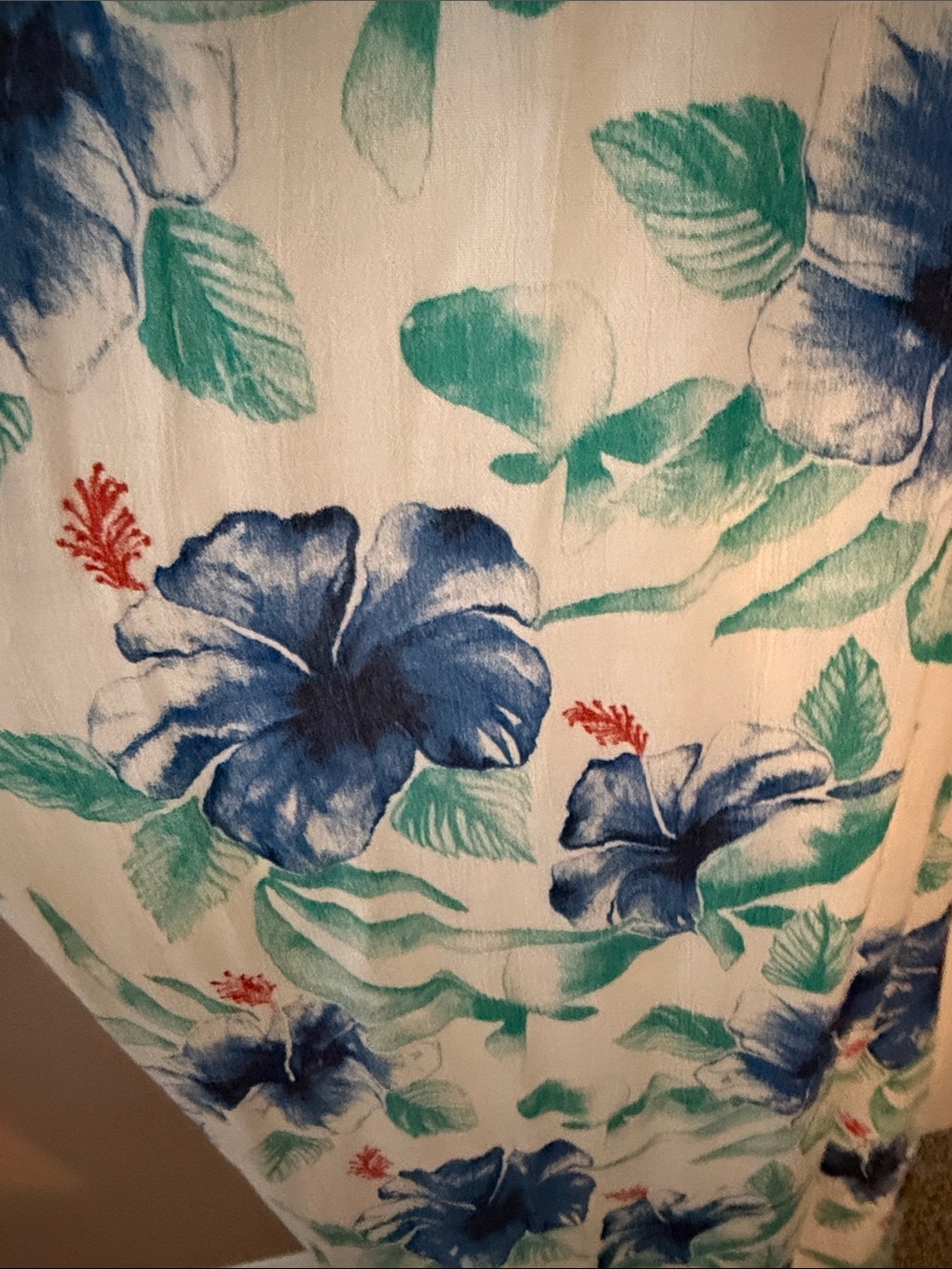 Roxy Blue and Teal Floral Maxi Dress - Picture 8 of 8